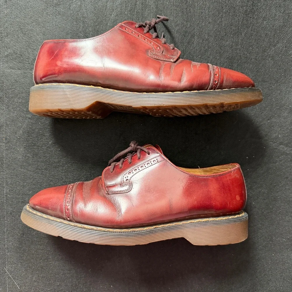 Loake X Dr Martens Men’s Oxford Shoes US Size 10 UK 9 Made In England - Picture 10 of 11